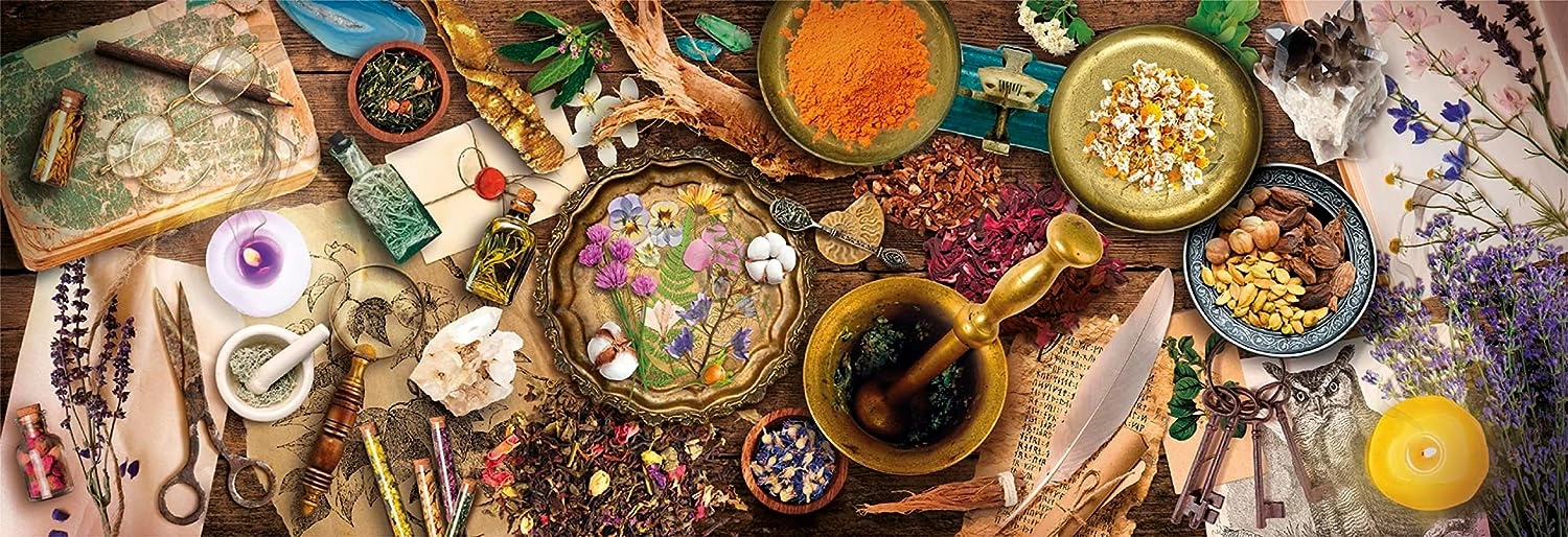 1000pc - Herbalist Desk - Panorama
