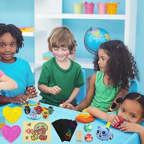 1000Pcs Party Favors for Kids, Fidget Toys Bulk, Birthday Gift Toys, Fidgets Stocking Stuffers, Treasure Box Birthday Party, Goodie Bag Stuffers, Carnival Prizes, Pinata Filler Stuffers for Classroom