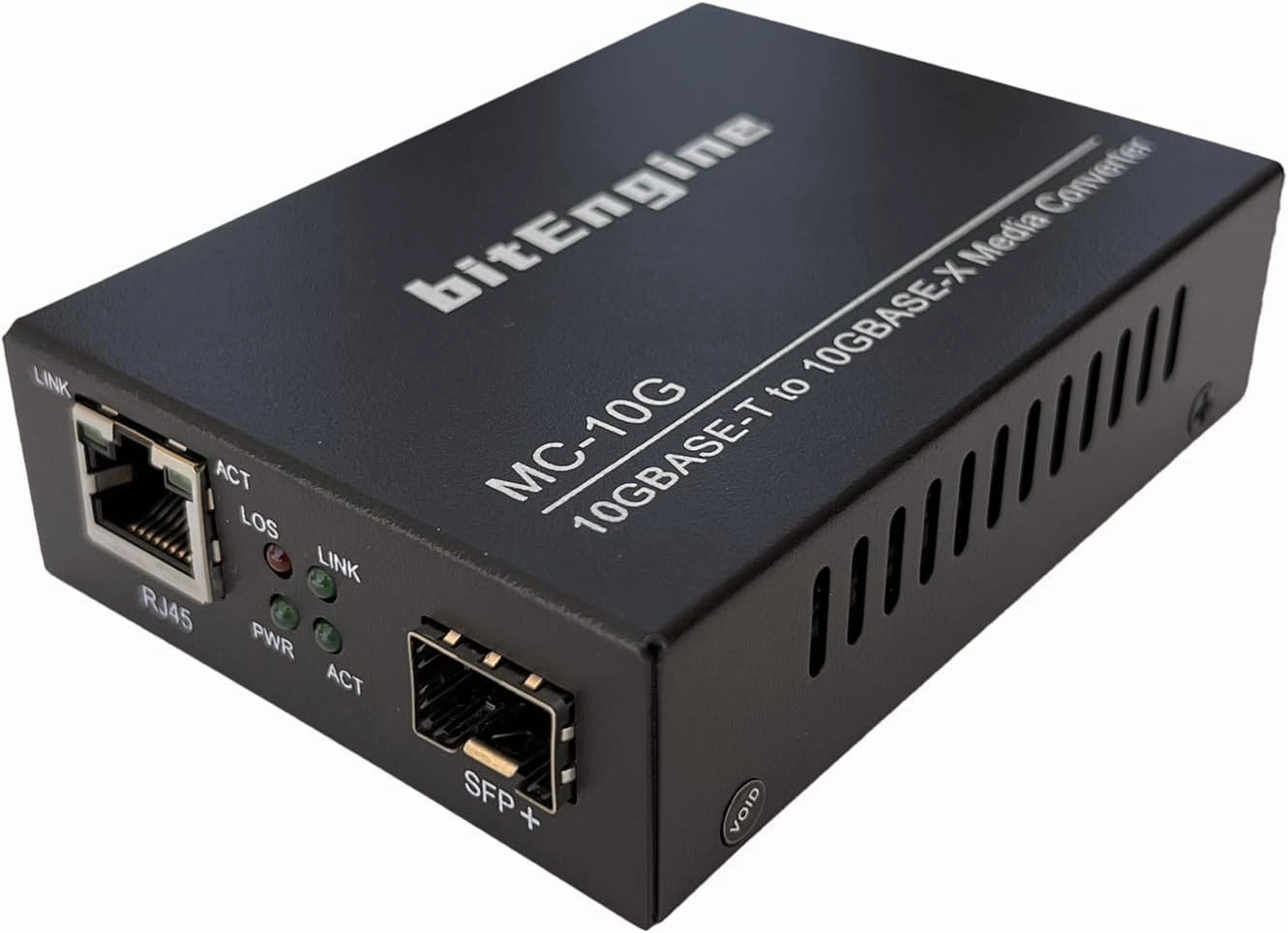 10G Media Converter, 10 Gigabit Copper to 10G Fiber Ethernet, Unmanaged 1x 1G/2.5G/5G/10GBase-T RJ45 to 1x 10GBase-X SFP  Slot, Support 10G SR/LR SFP  Module, Single