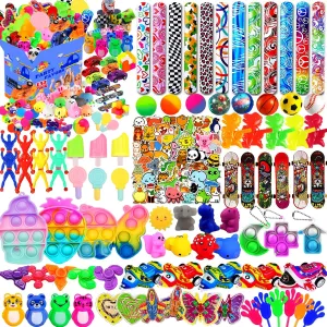 132 Pcs Party Favors - Assortment Treasure Box Toys for Kids 4-8, Classroom Prizes, Goodie Bags Stuffers, Christmas Stocking Stuffers, Pinata Fillers, Carnival Prizes