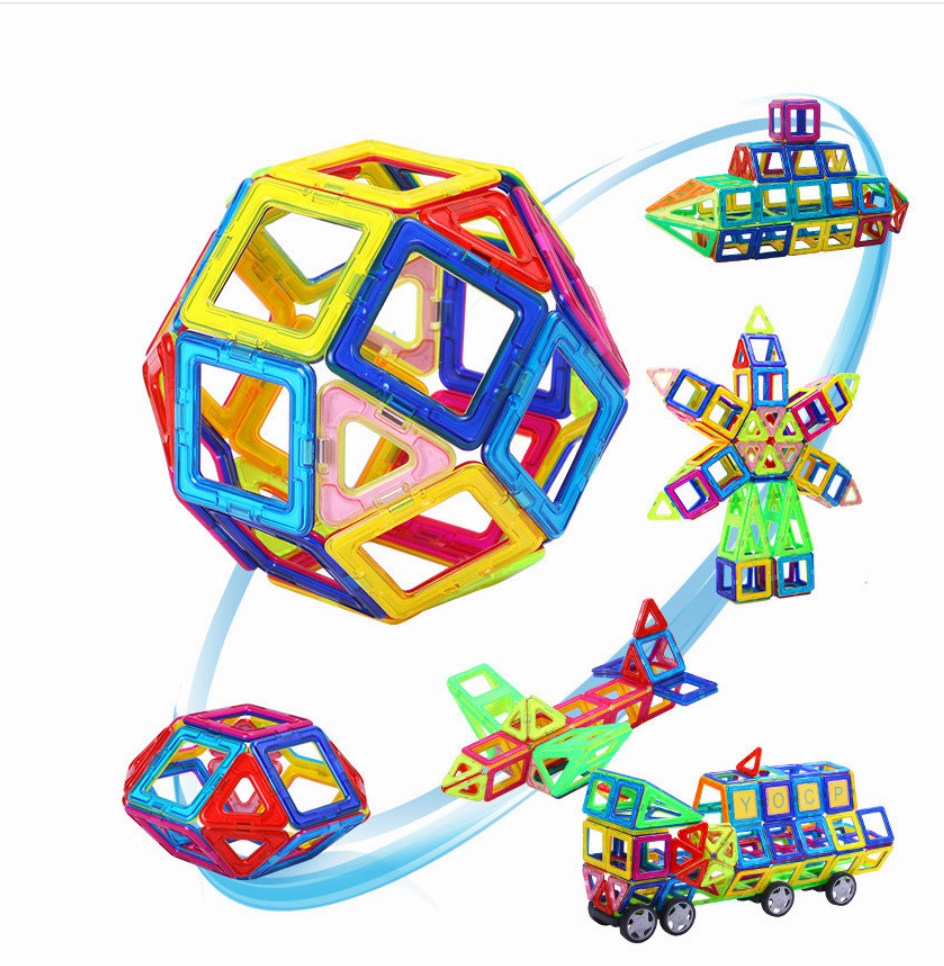 184 Piece Mini Magnetic Designer Construction Block Set