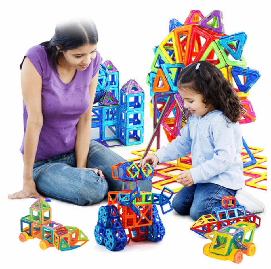184 Piece Mini Magnetic Designer Construction Block Set