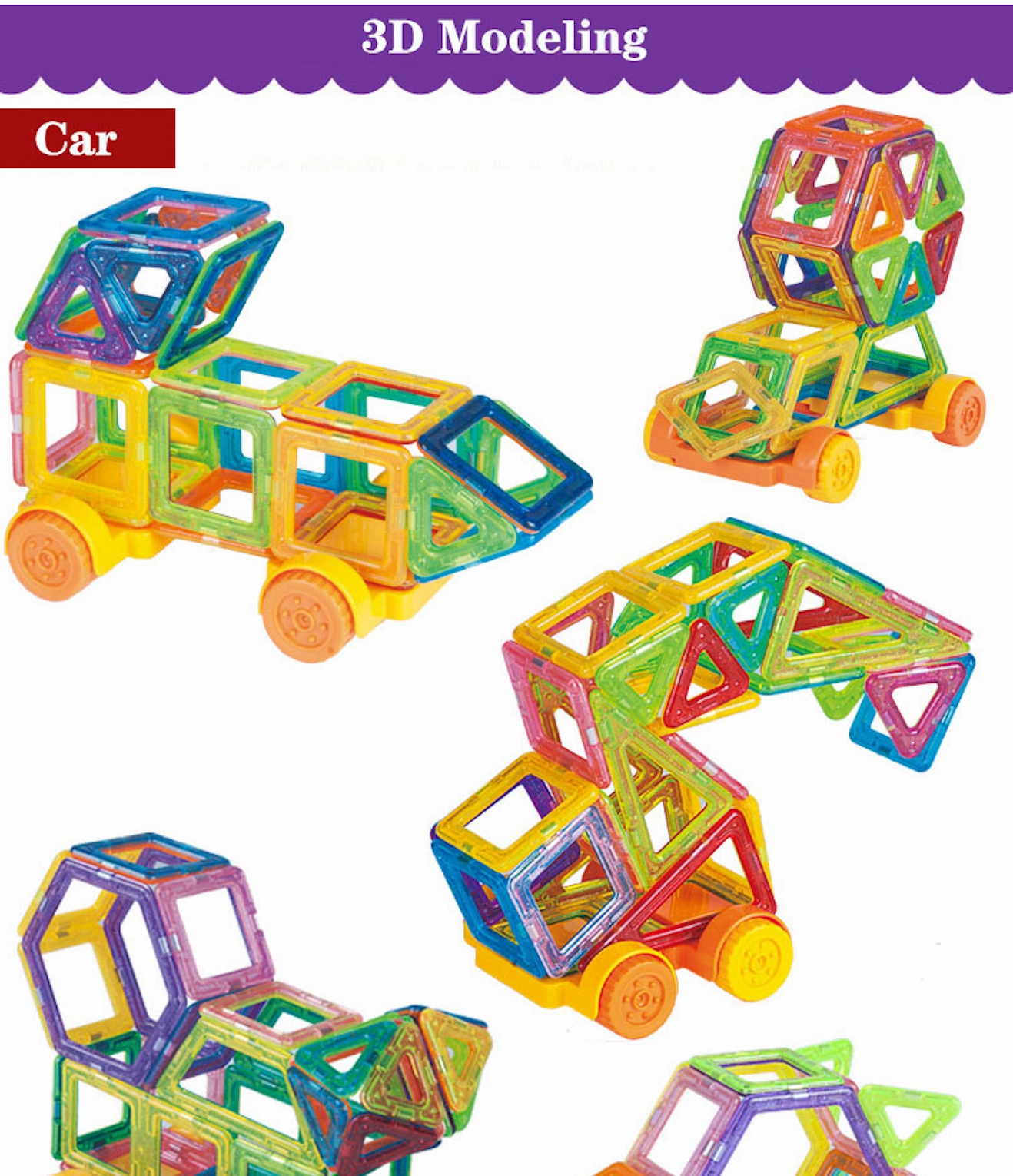 184 Piece Mini Magnetic Designer Construction Block Set