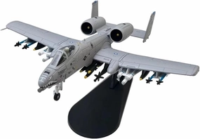 1/100 Scale A-10 A10 Thunderbolt II for Warthog Hog Attack Plane Fighter Diecast Metal Aircraft Model Miniatures Set(A-10A Shark DS)