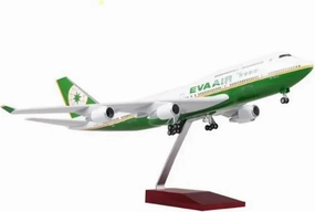 1 150 Scale for Airplane B747 Aircraft Taiwan Airline Model W Light and Wheel Landing Gears Resin Plane Souveni Miniatures Toy's Set