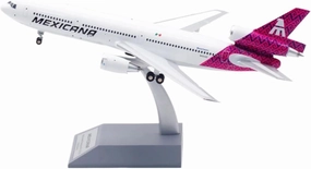 1 200 for Mexicana Mcdonnell Douglas DC-10-15 Airliner Model Home Office Desk Decoration Finished Toys Miniatures Set