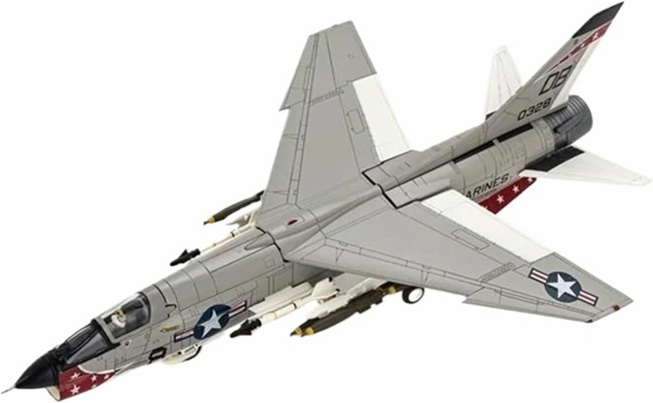 1 72 Scale for F-8E Death Angel DB8 1966 Fighter Diecast Metal Model Souvenir Ornament Miniatures Set