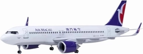 1 80 for Model Planes A320 NEO Macau Airline Airplane Scale LED Light & Wheel Landing Gear Collected by Aviation(with Light)