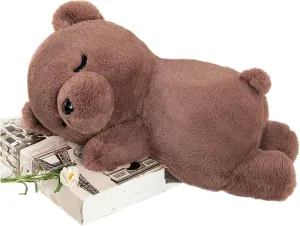 20 inch Big Teddy Bear Stuffed Animals Sleeping Plush Toy, Cute Stuffed Koala Bear Toy Soft Brown Bear Plush Pillow for Kids