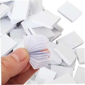 200Pcs Mini Books 1:12 Scale White Dollhouse Books Realistic Compact Dollhouse Miniatures Paper Mini Opening Books Ornament for Dollhouse Bookshelf Decoration,Miniature Books