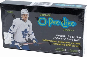 2021-22 UPPER DECK O Pee CHEE Hockey Hobby Box