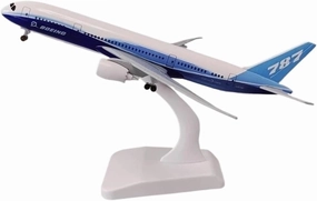 20cm for Aircraft Model Boeing 787 Prototype with Landing Gear Alloy Diecast Airplane for Collection Desk Decoration