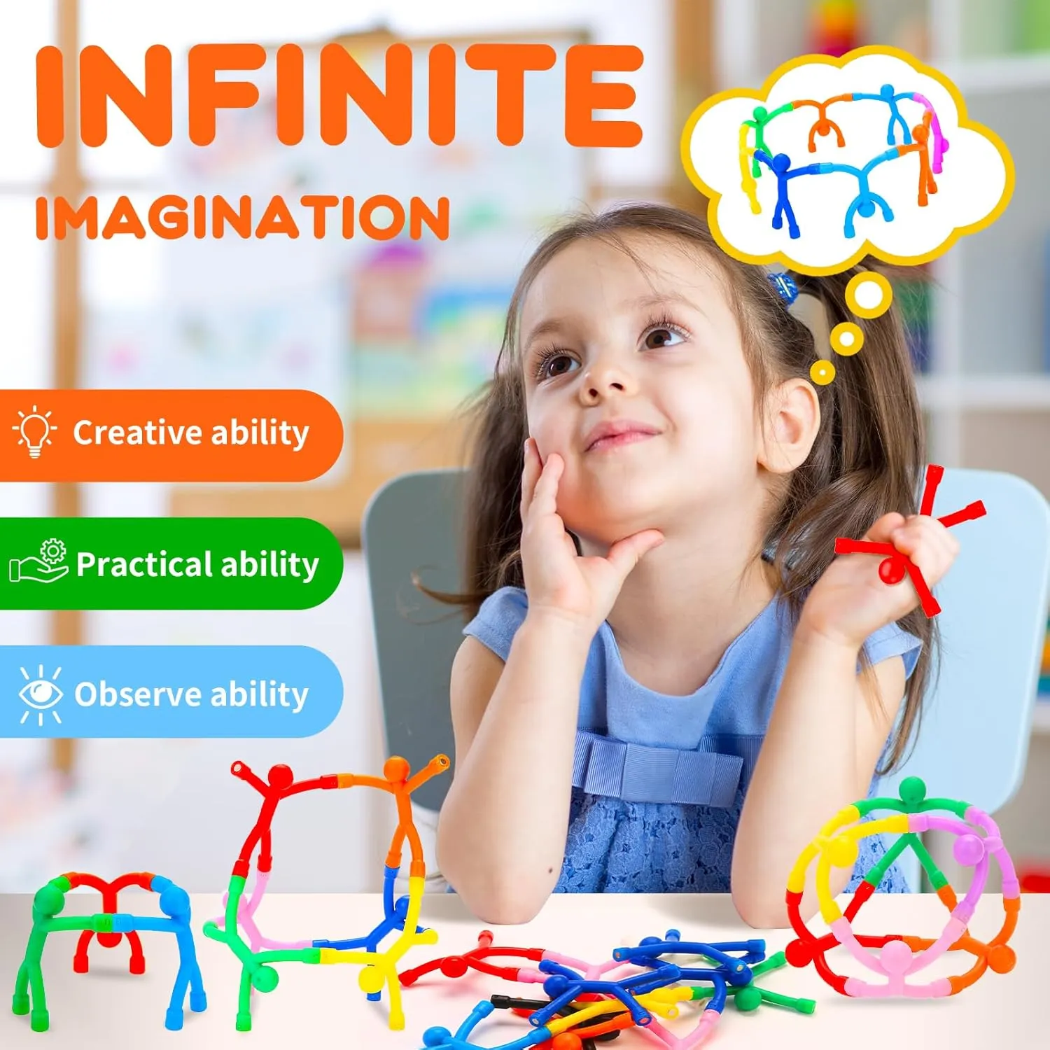 24 Pcs Magnetic Toys - Fridge Magnets, Cute & Funny Mini Toys for Kids & Adults, Whiteboard & Refrigerator Decoration