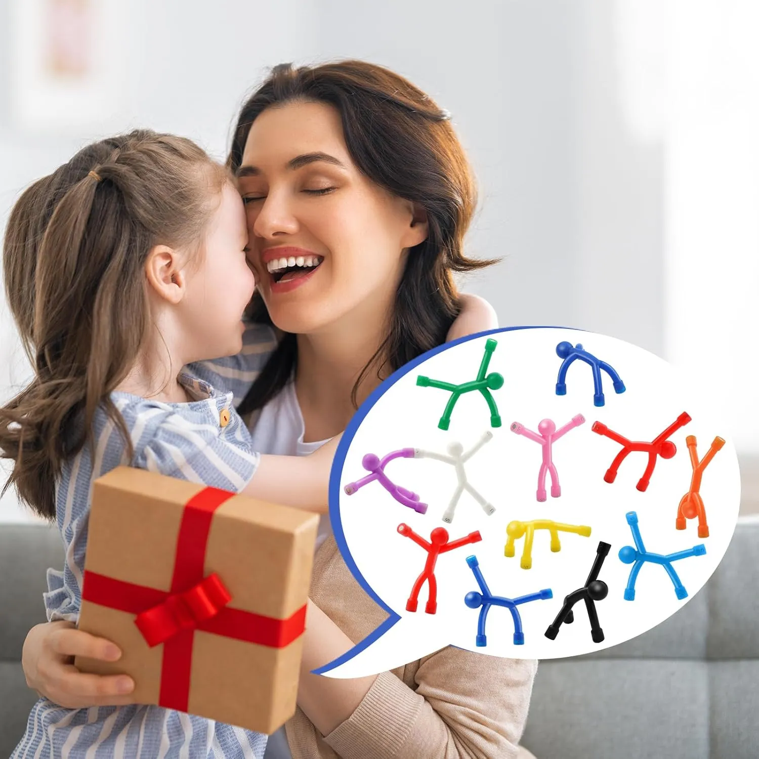 24 Pcs Magnetic Toys - Fridge Magnets, Cute & Funny Mini Toys for Kids & Adults, Whiteboard & Refrigerator Decoration