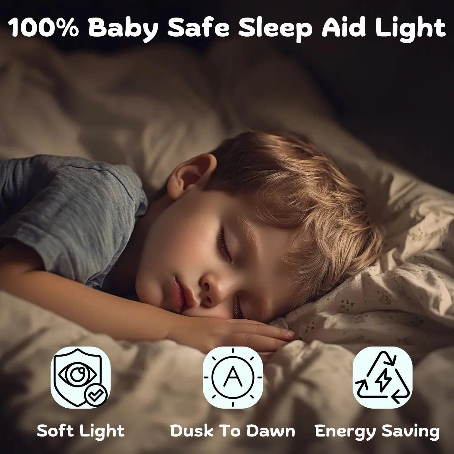 2 Pack Personalized Custom Plug-in Night Lights - LED Lamps with Picture & Text, Auto Sensor, Warm & Sweet Nightlights for Home, Bedroom, Bathroom, Hallway (DIY)