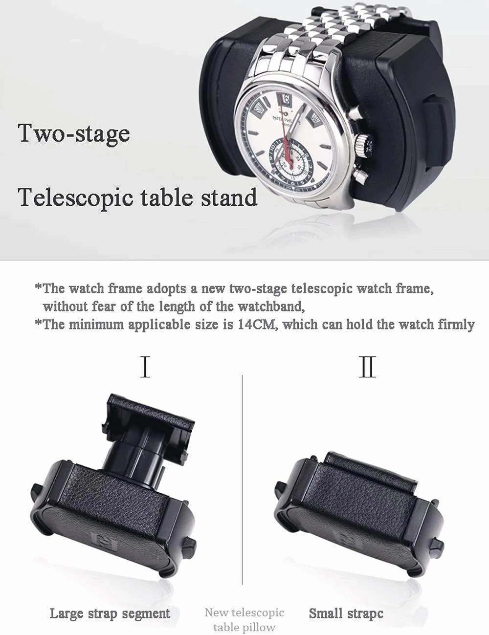 2 Watch Winder, Dust-Proof Design, Small&Portable, Metal Acrylic Glass, 6 Modes, LED Light, Wooden Watch Shaker Watch Winder Display Watch Box Case Watch Storage