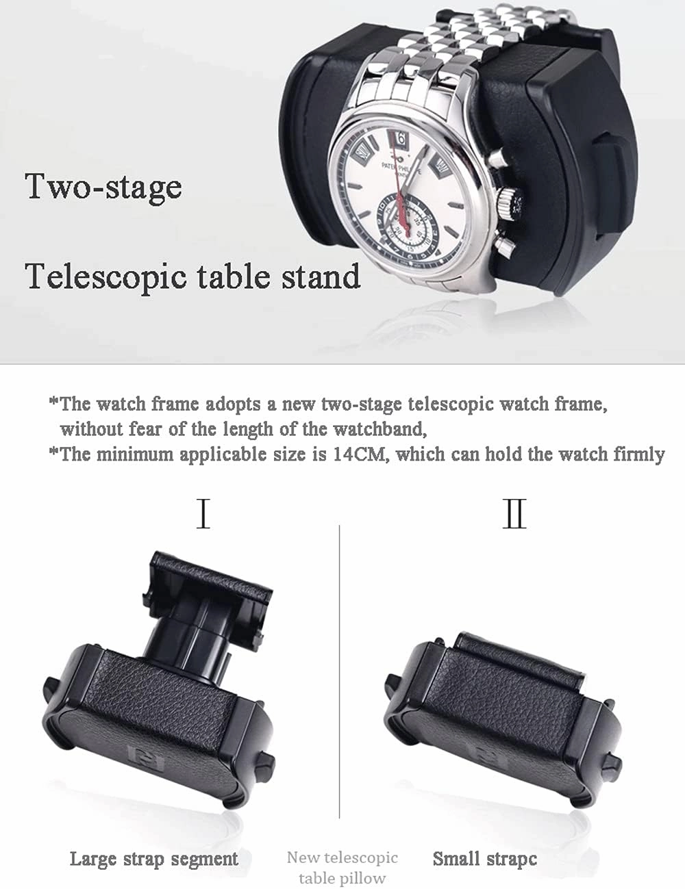 2 Watch Winder, Dust-Proof Design, Small&Portable, Metal Acrylic Glass, 6 Modes, LED Light, Wooden Watch Shaker Watch Winder Display Watch Box Case Watch Storage