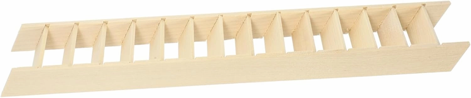 2pcs Mini House Ladder Miniature Wooden Ladder Decor for Dollhouse Compact Fairy Garden Accessory for Creative Role Play and Vivid Scene Creation for Tiny House Decoration
