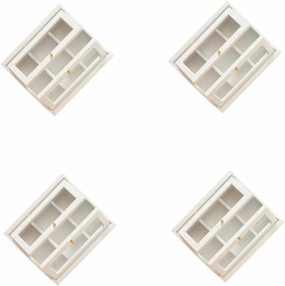 2pcs Miniature Cabinet Model Elegant Mini House Kitchen Cabinet Decoration for Dollhouse Micro Landscape Decor Unique Design Practical Accessory for Miniature Living Scenes