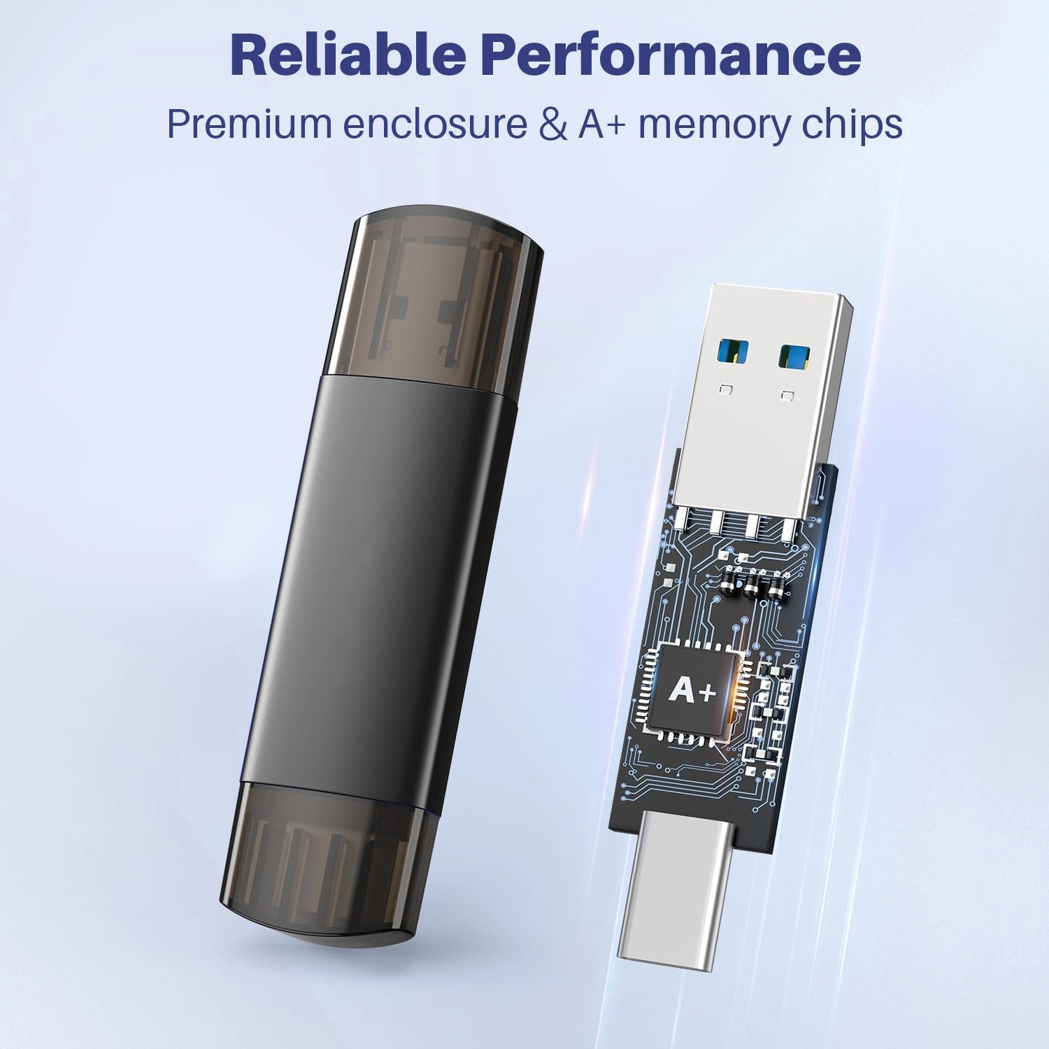 32GB USB C Flash Drive Dual USB 3.0 Flash Drive Type C   USB A Portable Type-C Flash Drive 2-in-1 USB-C Thumb Drive for Smartphone Tablet Computer Mac iPhone 15 (5 Packs)