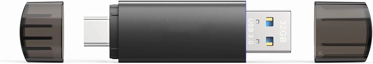 32GB USB C Flash Drive Dual USB 3.0 Flash Drive Type C   USB A Portable Type-C Flash Drive 2-in-1 USB-C Thumb Drive for Smartphone Tablet Computer Mac iPhone 15 (5 Packs)