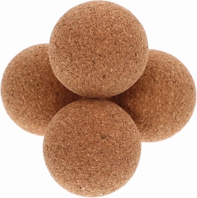 32mm Table Football Cork Balls Set of 4 and Easy to Grip Foosball Game Parts