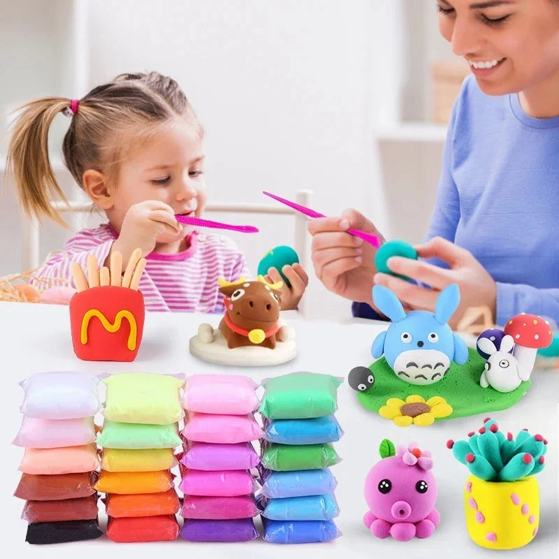 36 Colors Fluffy Soft Polymer Clay Toy Set