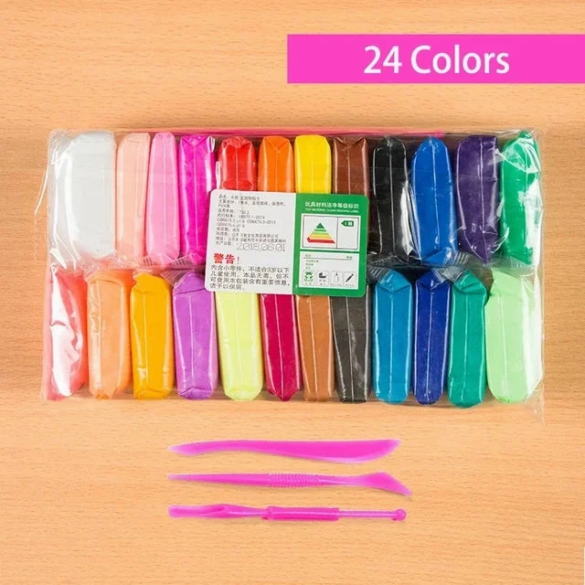 36 Colors Fluffy Soft Polymer Clay Toy Set