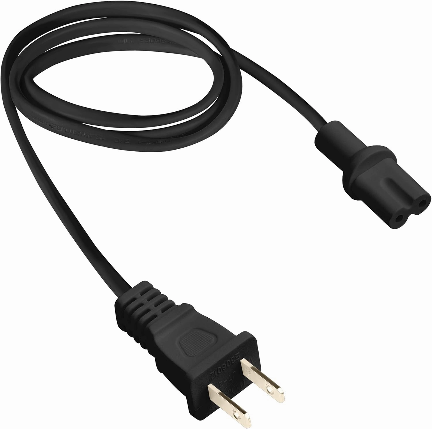 3-Foot Power Cord - Compatible with Sonos Speakers: Five, Play 5, Beam, Ray, Arc, Amp, Playbase, Sub Gen 3 & Mini - Black