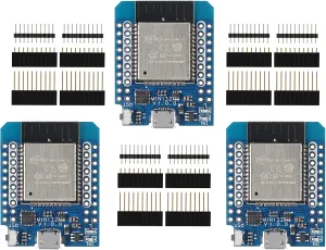 3PCS for ESP32 D1 Mini NodeMCU ESP-32 WLAN WiFi Bluetooth Development Board Base on ESP8266 Compatible with WeMos D1 Mini