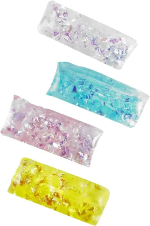4 Pack Water Snake Jelly Wigglers Wiggle Sensory Toys Bright Colors Party Favor Prizes