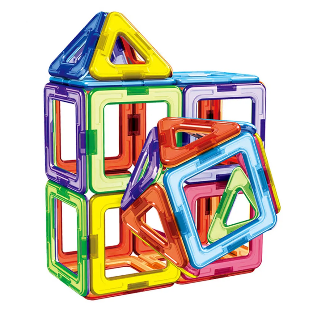 46pcs Magnetic Designer Model & Building Construction Set Magnet Blocks Bricks Educational Toys for Children Gift