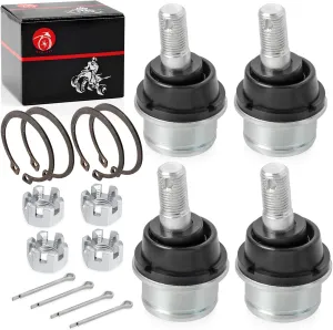 4pcs Ball Joint kit For YAMAHA Grizzly 350 400 450 Big Bear 400 Kodiak 450 400 Bruin 350 Rhino 450 660 700 37S-23549-01