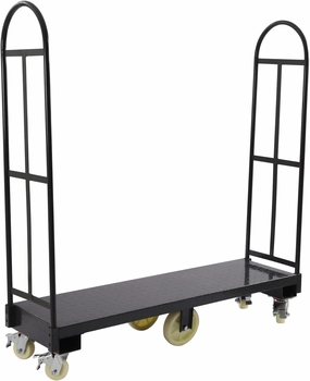 64.6Lx15.7H U-Boat Steel Cart,Steel Panel Truck Cart,2000lbs Capacity U-Boat Cart Steel with Removable Handles U-Boat Platform Truck Dolly for Transportation