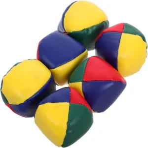 6Pcs Colorful PU Bean Bag Balls Soft Durable Tossing for Fun for Family Gatherings and Team Building Activities Portable Play Sandbags