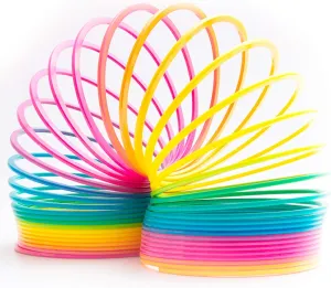 7 Inch Jumbo Rainbow Magic Spring Toy Party Favors for Kids & Toddlers