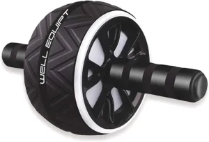 Ab Roller for Abs Workout - Ab Wheel Roller for Core Workouts - Exercise with our Home Gym Workout Equipment for Men and Women - Includes Knee Pad - Well-made, Rounded-edges, Non-slip