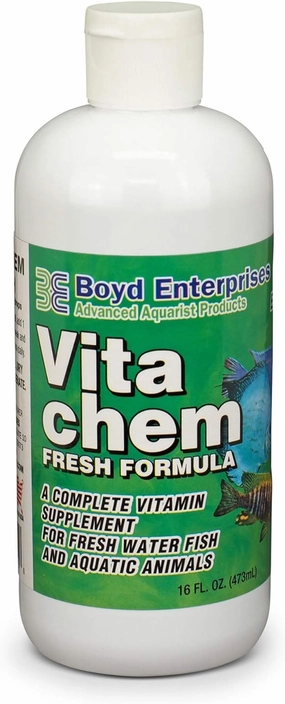 ABE16710 Freshwater Vitachem for Aquarium, 16-Ounce,Black
