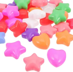 ABOOFAN Ball Pit 200 pcs Star-Shaped Toddler Play Playground Heart-Shaped Kiddie Baby Tent Game Plastic Crush Pool Birthday Props Creative Swim Thicken Phthalate Ball Bath Balls