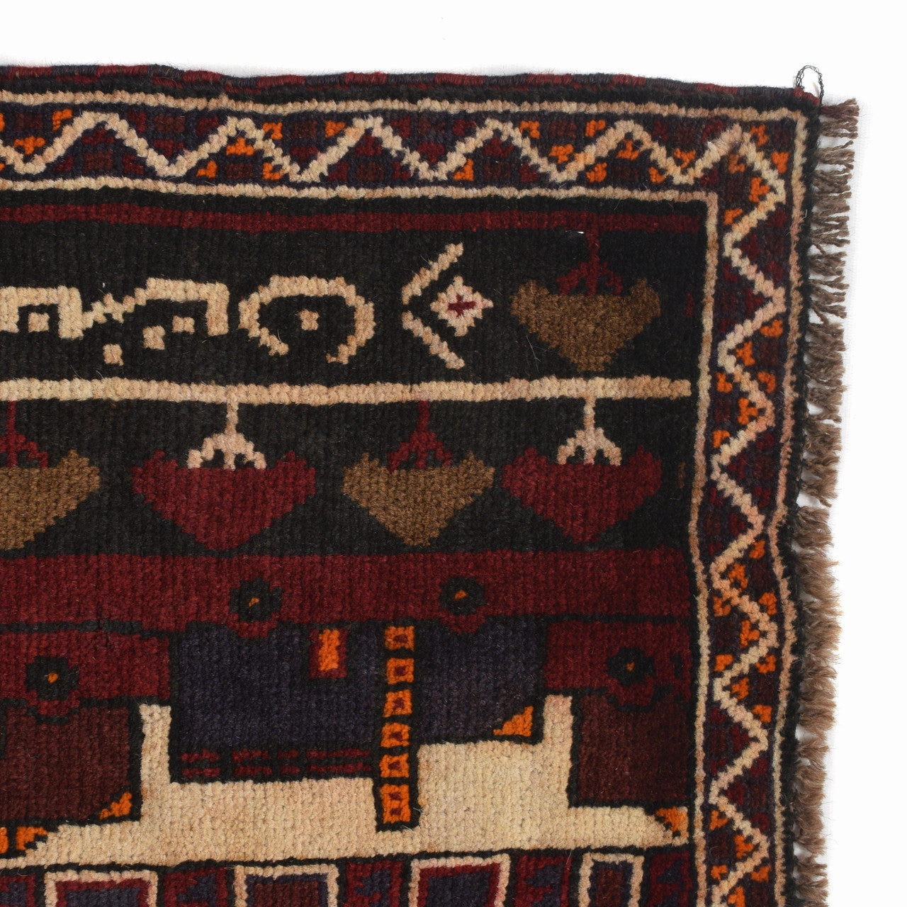 Afghan War Rug Traditional Crafts Hand Knotted Afghan Rug