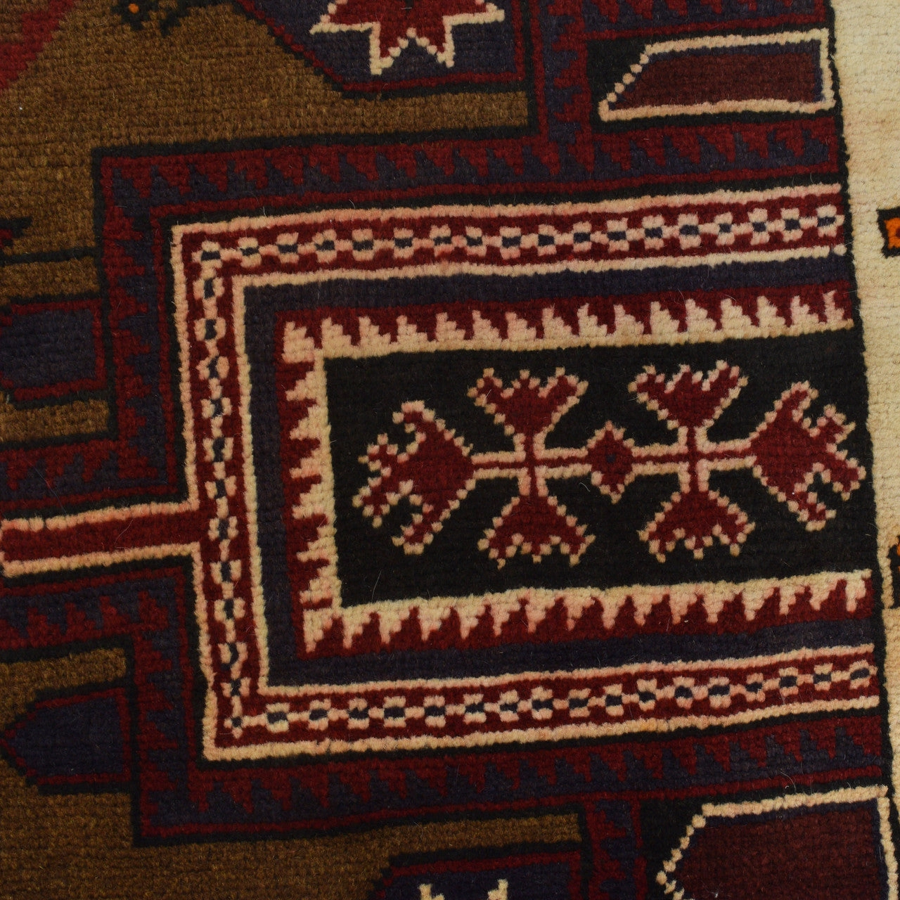 Afghan War Rug Traditional Crafts Hand Knotted Afghan Rug