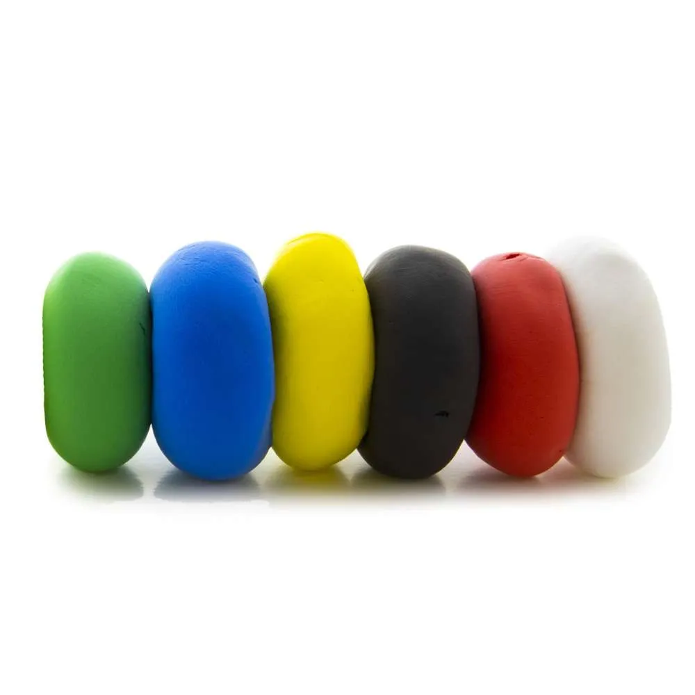 Air Dry Modeling Clay 6 Primary Color 0.5 Oz.