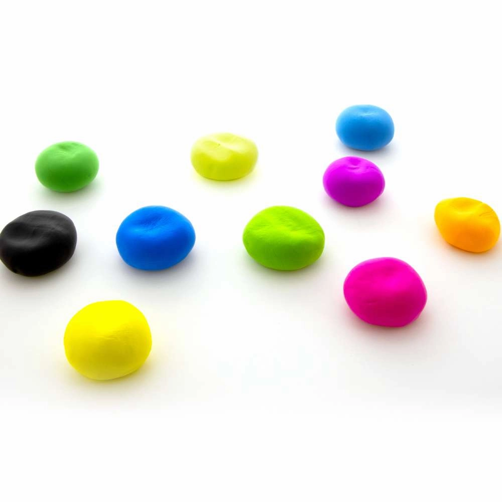 Air Dry Modeling Clay Fluorescent Colors 2 Oz.