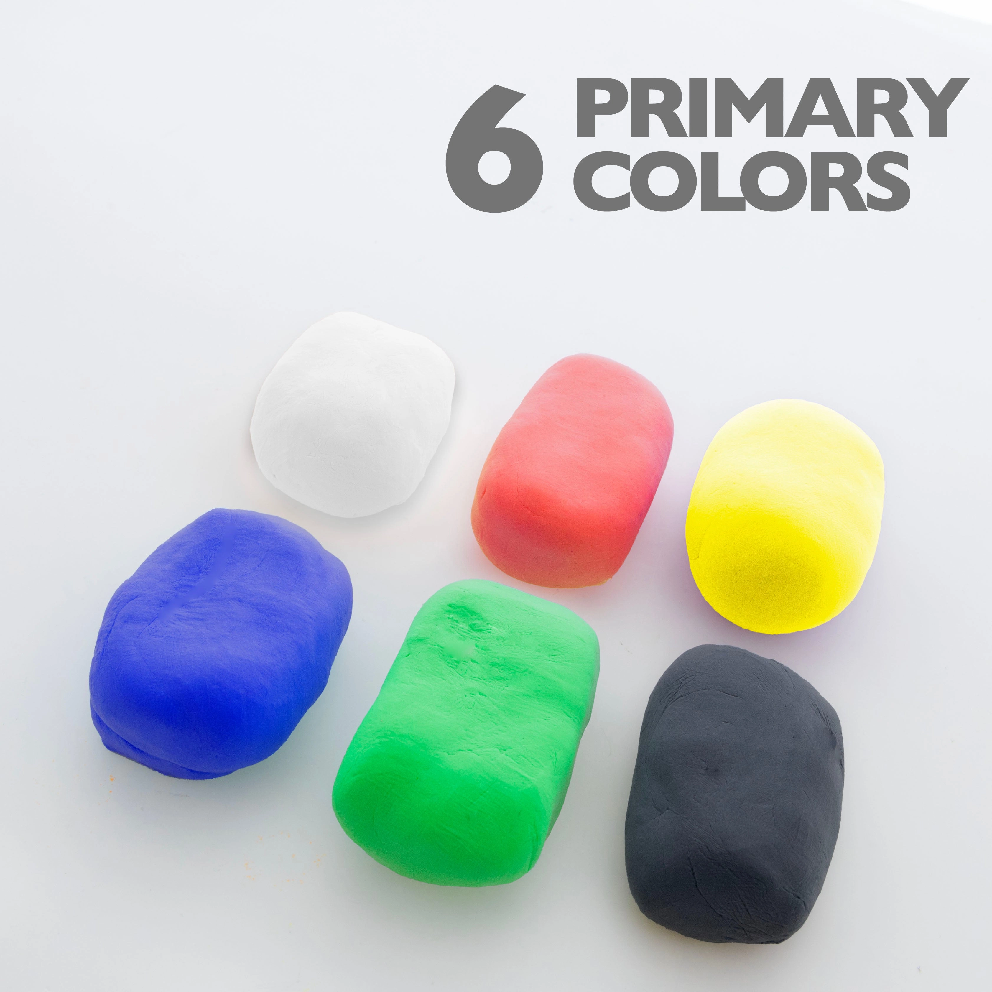 Air Dry Modeling Clay Primary Colors 2 Oz.