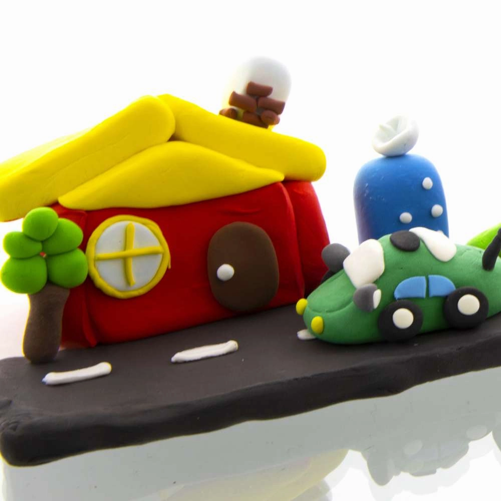 Air Dry Modeling Clay Primary Colors 2 Oz.