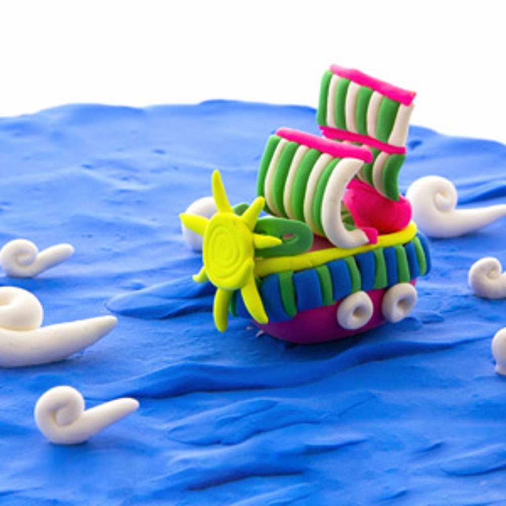 Air Dry Modeling Clay Primary Colors 2 Oz.