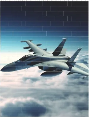 Aircraft Fighter Jets Building Block Puzzle Personalized Building Bricks Block Puzzle Building Family Keepsake DIY Brick Block Puzzles Valentine's Day Gifts for Home Decor Brick Puzzle