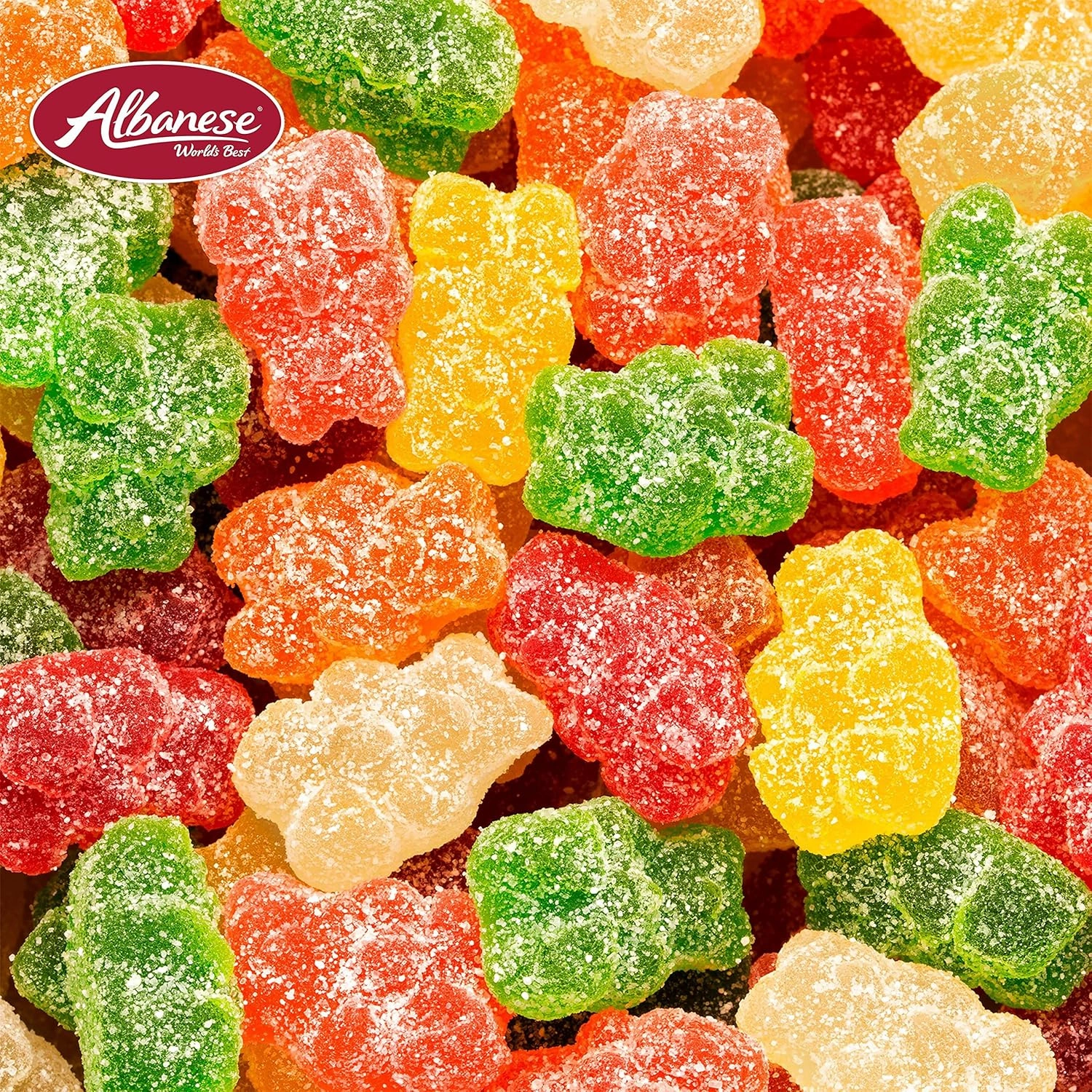 Albanese World's Best Sour Gummi Bears, 4.5lbs of Candy