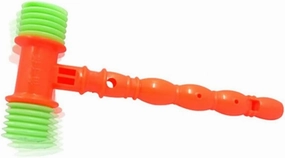 Alipis Rubber Mallet Kids Squeaky Hammer pounding Toy: 12pcs Small squeaking Hammer Toys Funny Plastic Knocking Hammer for Carnival Circus Birthday Party Favors Kids Party Favors