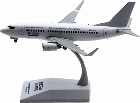 Alloy Collectible Plane 1 200 for Boeing B737-500 Diecast Aircraft Jet Model N732KA with Stand Miniatures Set